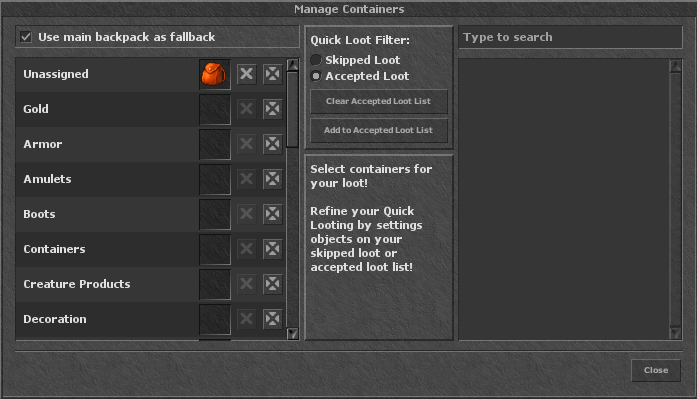 Autoloot list